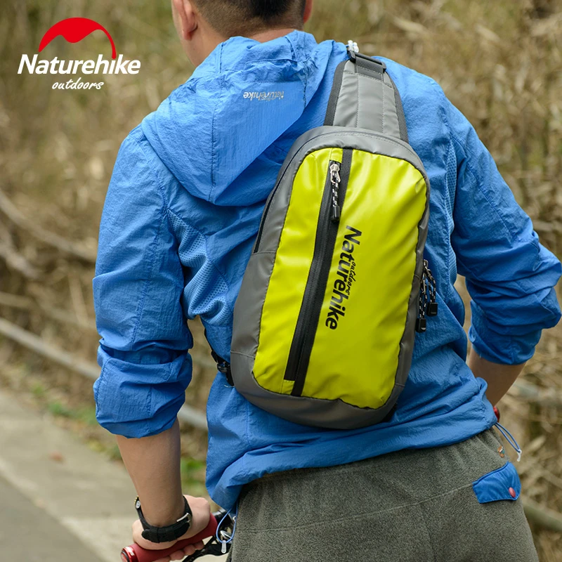 

NatureHike Running Bag Multifuction Cycling Cell Phone Waterproof Zipper Men Bag Bag Women Bike Bags Cross Pack Travel 8L