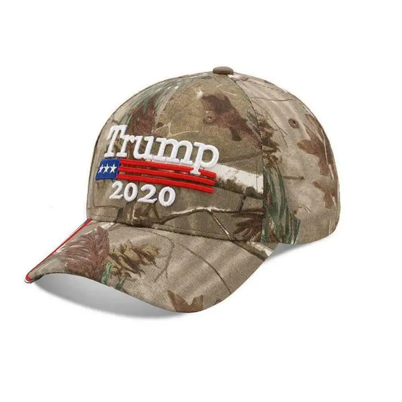 2020 Кепка с флагом США камуфляжная бейсболка надписью Make America Great|Мужские