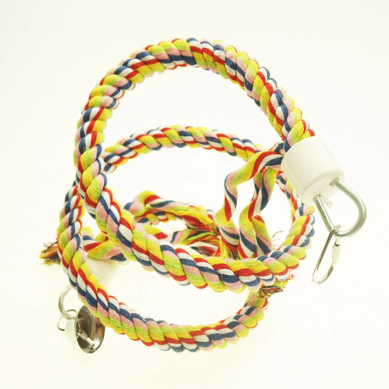 Оптовая продажа большой попугай игрушки для ара африканский серый веревка