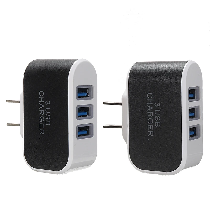 Зарядное устройство Maytir сетевое с 3 USB-портами, 5 В/3,1 а, 2 шт.