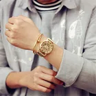 Мужские часы-скелетоны soxy, роскошные Брендовые мужские часы с браслетом из нержавеющей стали, мужские часы с датой, новинка 2019