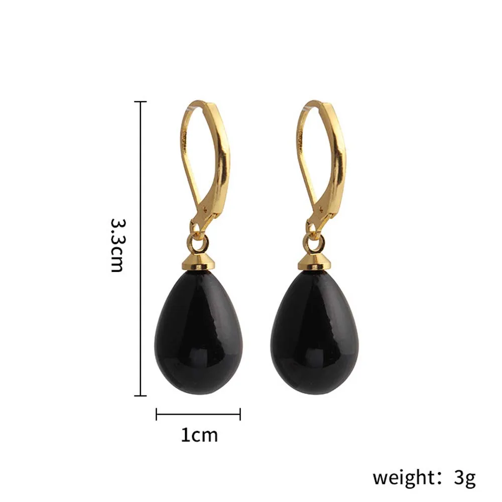 Женский винтажный кулон крючок с искусственным жемчугом висячие серьги в