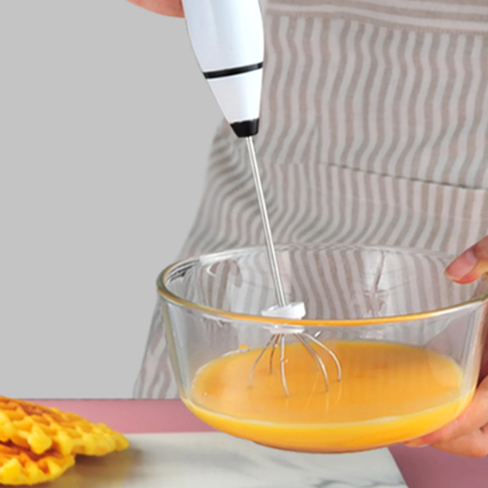 

Milk Frother Handheld Sross Electric Foam Maker USB Rechargeable Coffee Frother Mini Blender For Coffee, Latte, Egg Whisks