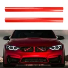 Красная передняя решетка радиатора, 2 шт., накладки на трубы для BMW 1, 2, 3, 4 серии, F20, F30, F31, F32, F34, F35, F36, F40, F44, G20, G21, G28, G29, стильное литье
