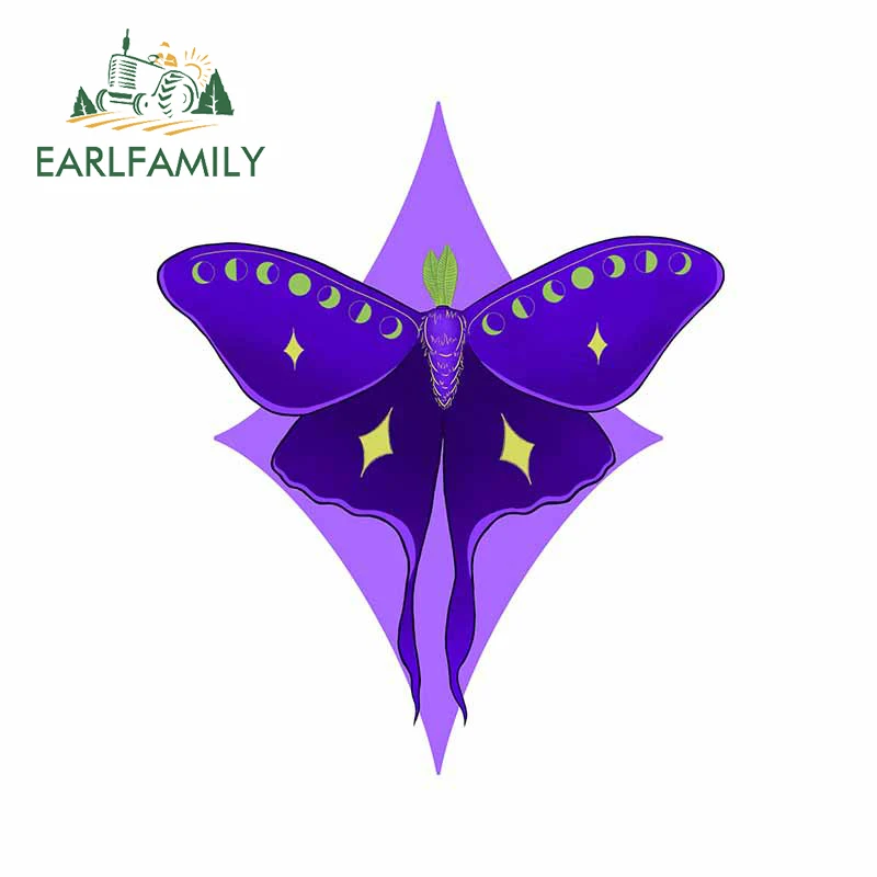 EARLFAMILY 13 см x 10 8 для Мистик лунный мотыль аниме Автомобильная наклейка креативные