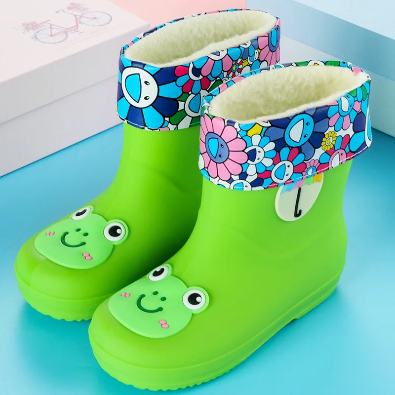 

Kids Rain Boots Girls Boys Rubber Boots Baby Wellies for Children Waterproof Rubber NEW 2020 Toddler Rain Boots Girl Boots