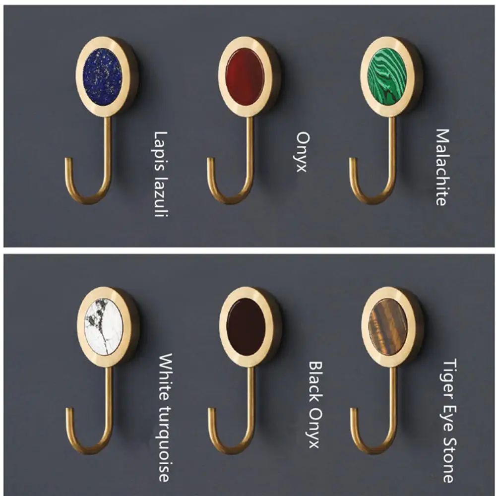 Латунный крючок в скандинавском стиле крепкий на стену настенный для кухни