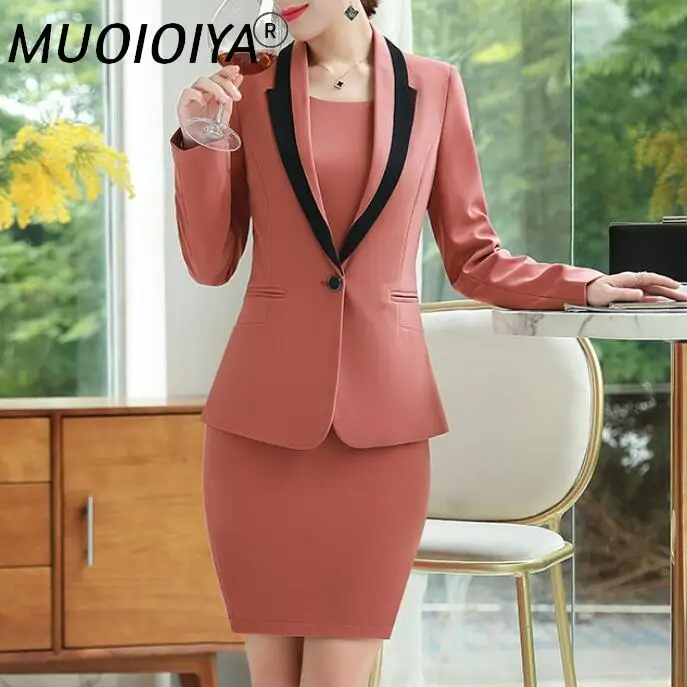 

Юбочные костюмы для женщин женские офисные рабочая одежда деловые туфли строгого стиля из 2 частей комплект одежды размера плюс элегантный ...