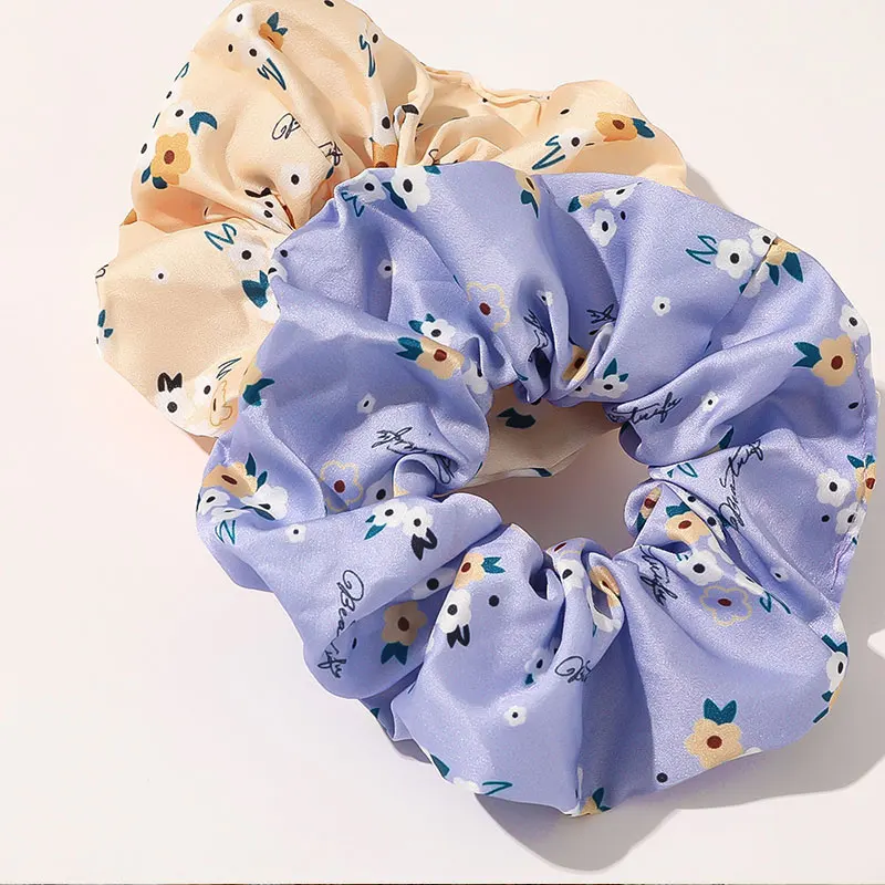 Резинка для волос в Корейском стиле женская атласная эластичная лента с