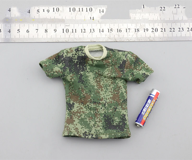 

1/6 Scale FS73028 Armed Police Green T Shirt Short Sleeves for 12''Figure Body Accessories DIY
