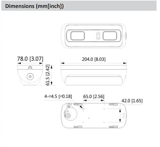 Dahua 3MP WizMind Dual-Lens Network Camera IPC-HDW8341X-3D-S2 H.265 built-in Mic and speaker Support Face Detection | Безопасность и