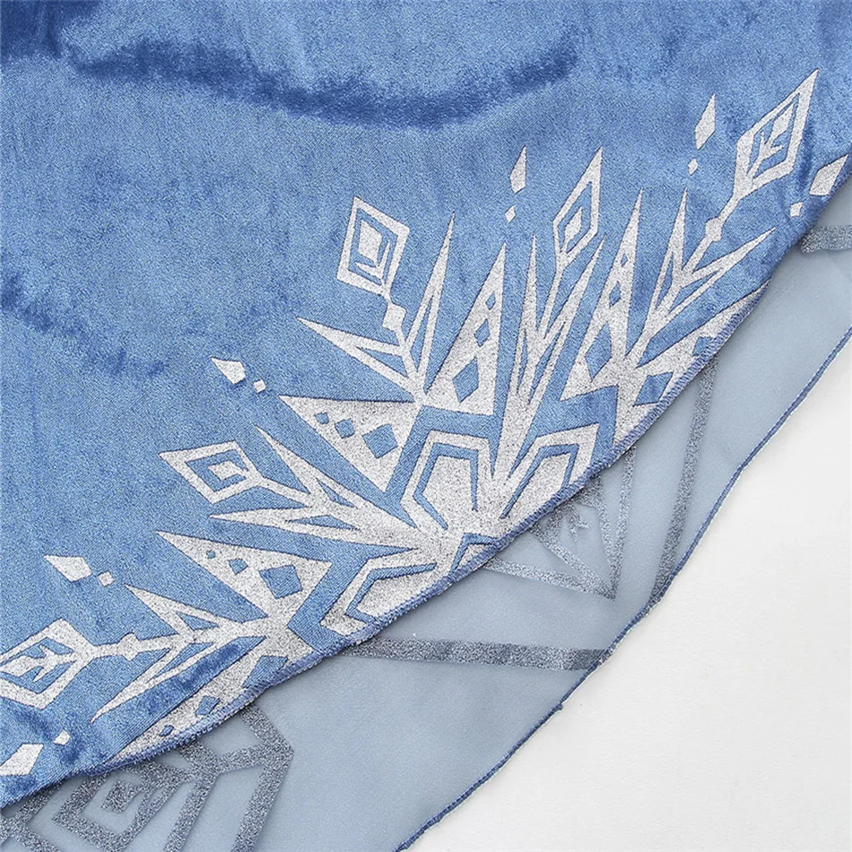 

Elsa Princess Dress Snow Queen Elsa Cosplay Costume Little Girl Winter Warm Dress Kids Birthday Party New Year Prom Dress