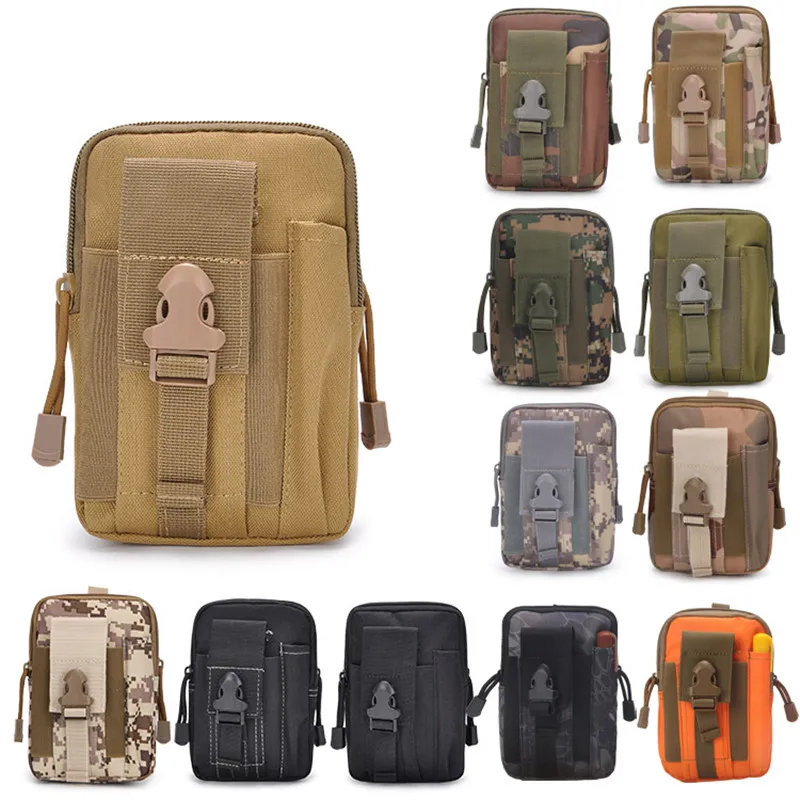 Черная Спортивная повседневная Тактическая Военная уличная поясная сумка для