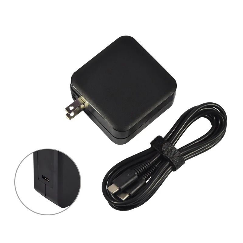 

USB C Type C AC Power Adapter Charger + USB Cable for Lenovo 2017 X1 Yoga5 Yoga 5 Pro T470p for Asus B9440UA UX390 Wall Charger