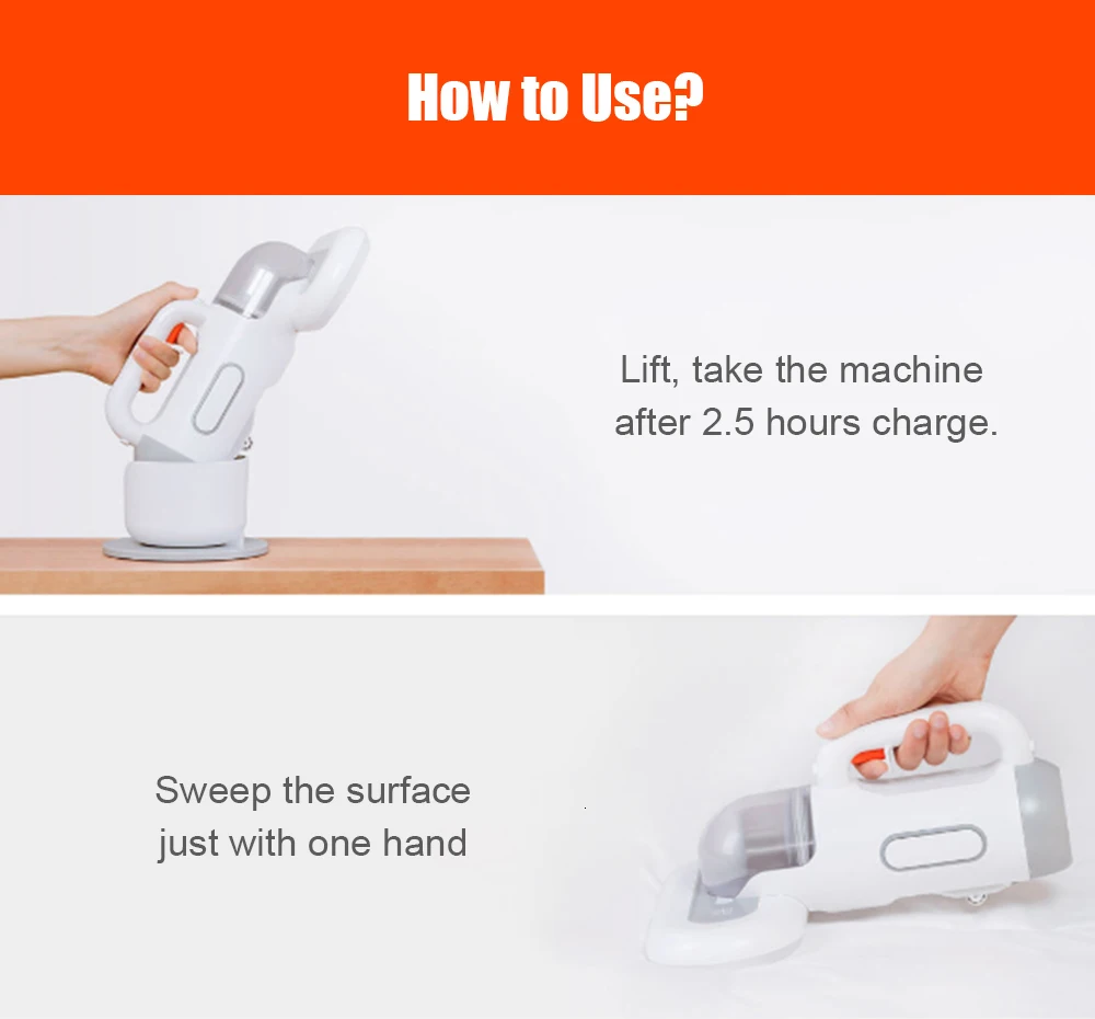 Xiaomi Mijia SWDK KC101 беспроводной ручной пылезащитный клещ Ультрафиолетовый умный пылесос для дома Z30