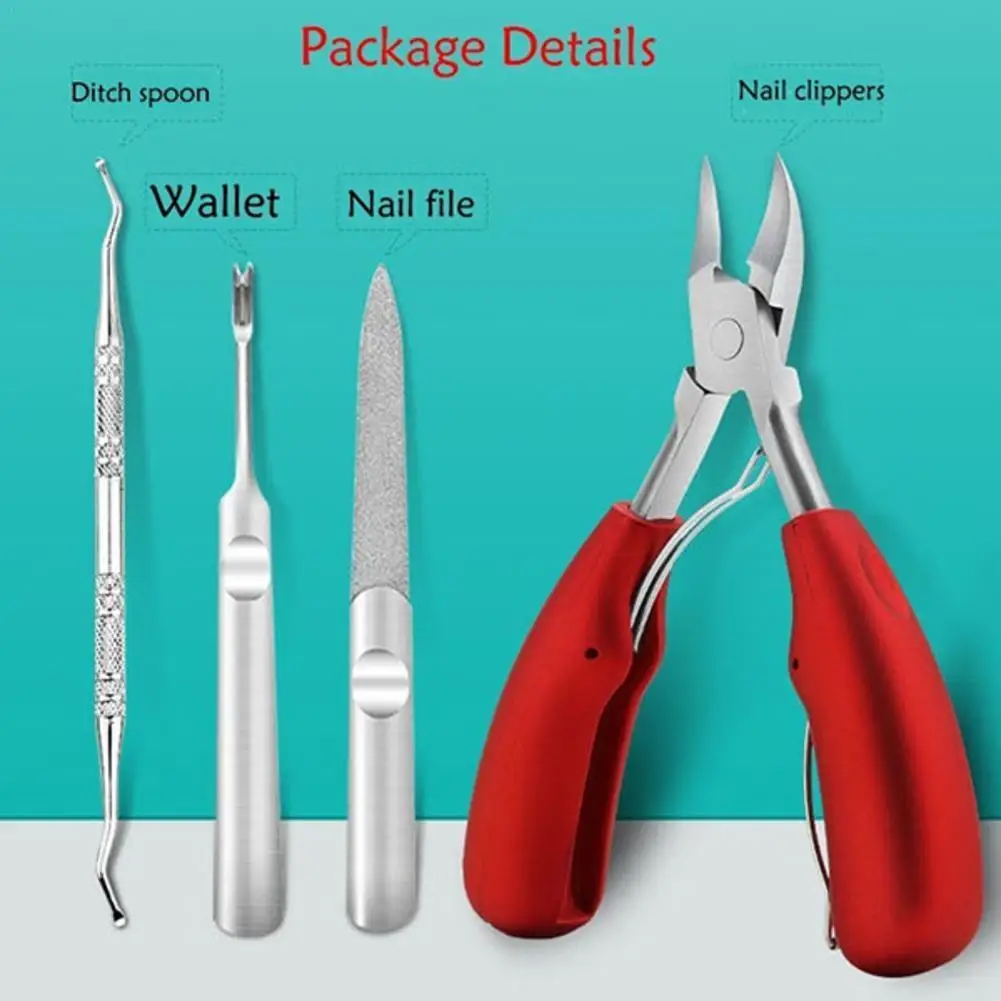 

Professional Heavy Duty Thick Toe Nail Pliers Paronychia Pedicure Steel Tools Podiatry t. Nail T5L6