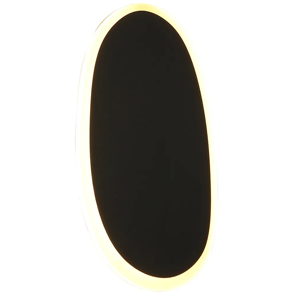 

Creative Gold Black Irregular Ellipse Iron Acrylic Wall Lamp For Stairs Corridor Living Room Sconce Loft Decor Led Night Lights