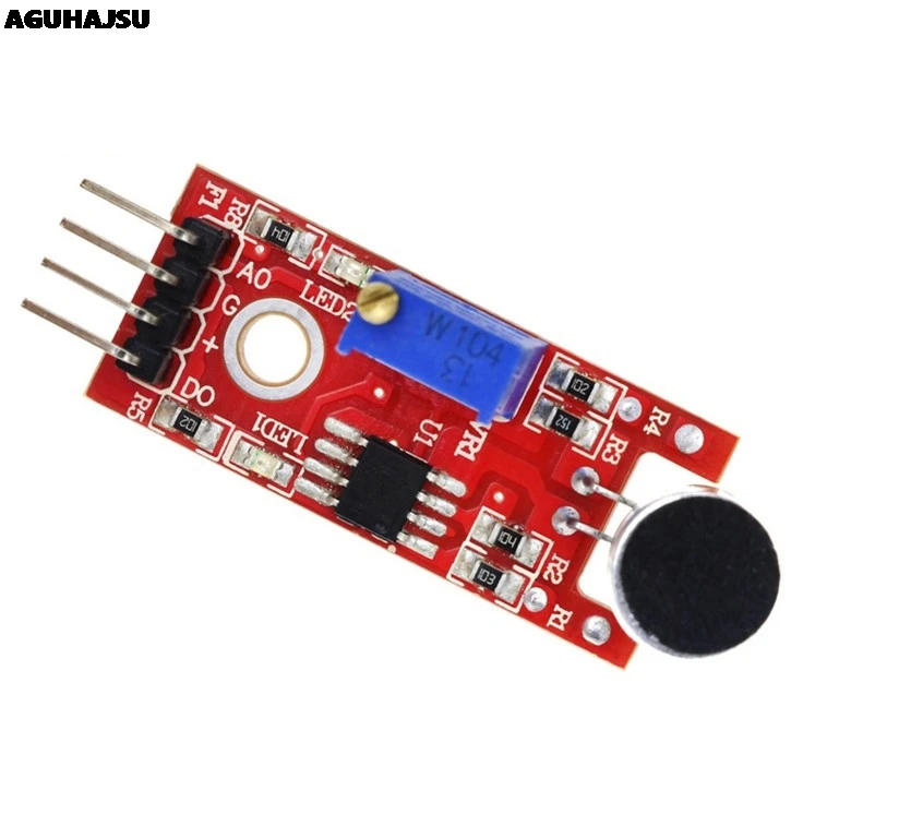 1 шт. Высокочувствительный звуковой микрофон модуль обнаружения датчика для arduino