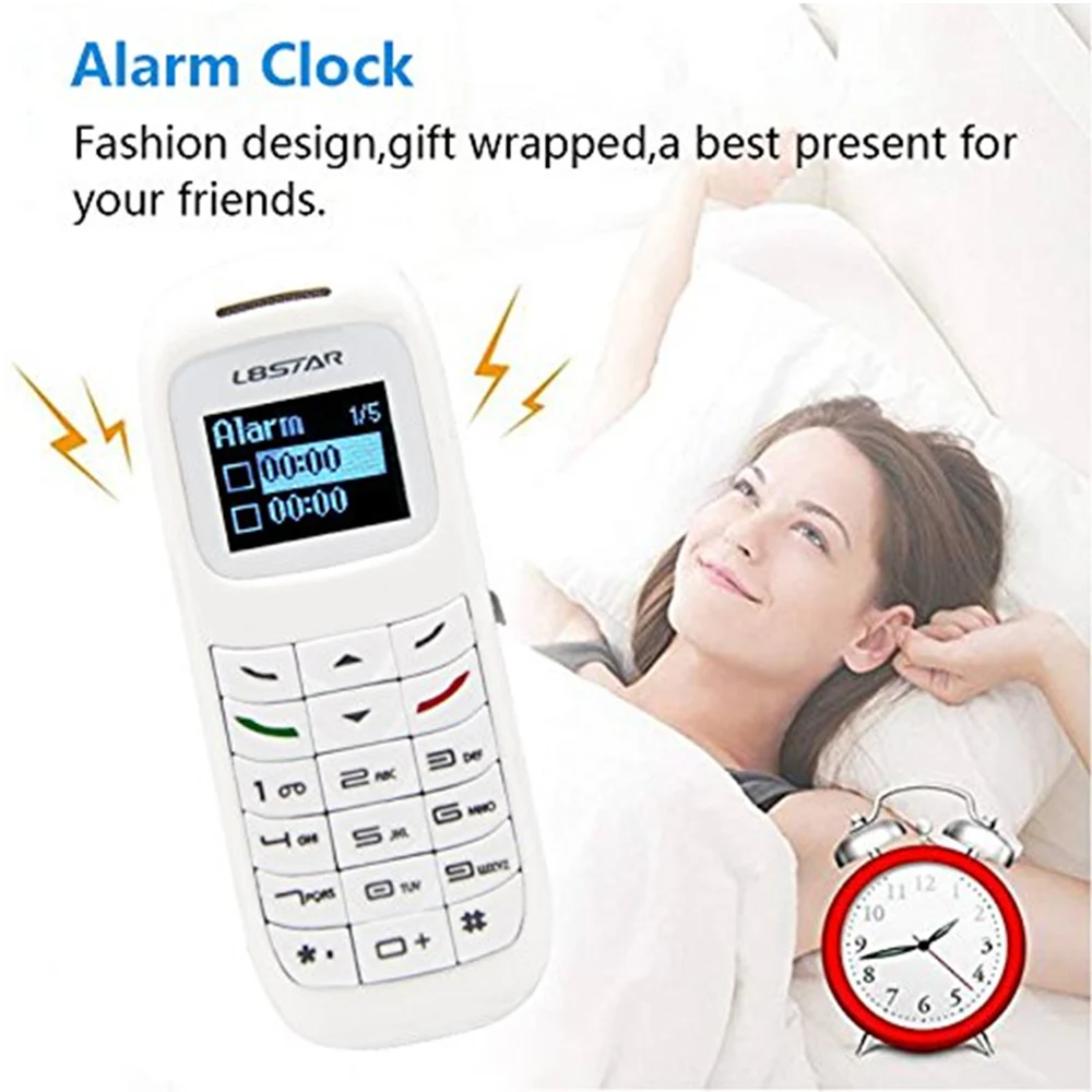 Bluetooth-наушники мини-сотовый телефон с клавиатурой Поддержка GSM SIM-карты