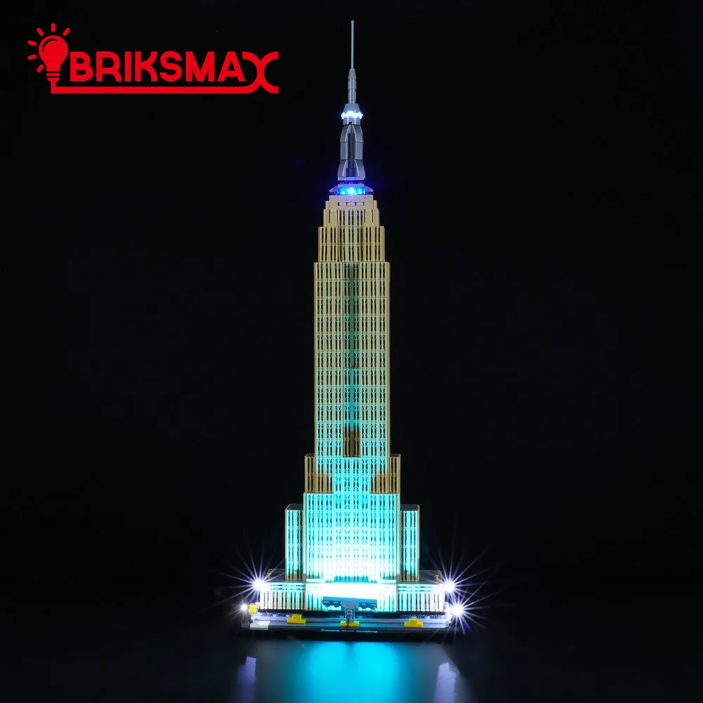 BriksMax Led Light Kit For 21046 Architecture Empire State