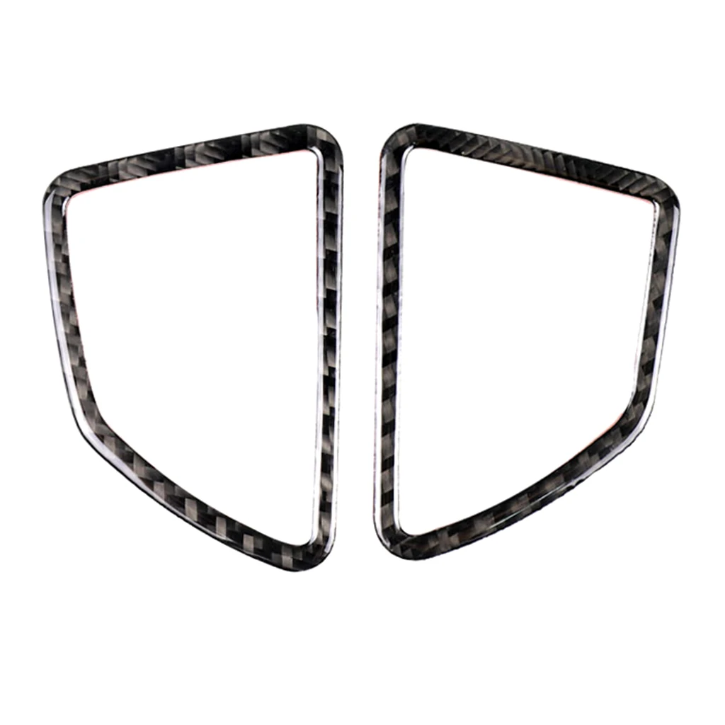 

2 Pieces Car Air Conditioner Outlet Cover Trim Carbon Fiber Decal for BMW E70 X5 08-13