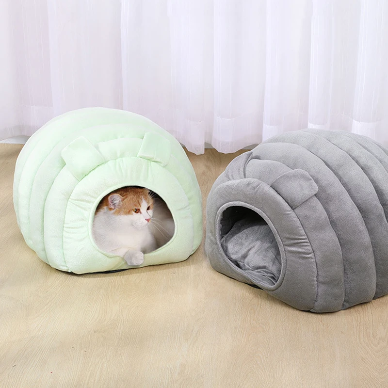 Кошачья Кровать Дом мягкой ткани для удаления остатков крема лучший собака