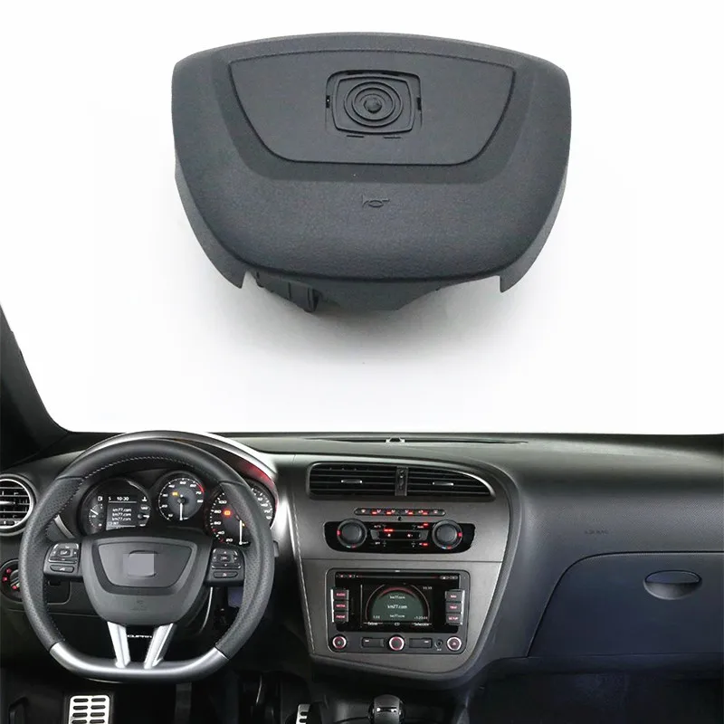 

Чехол на руль с эмблемой логотипа для Seat Leon 2009-2012, для Seat Toledo Alhambra 2010-2014