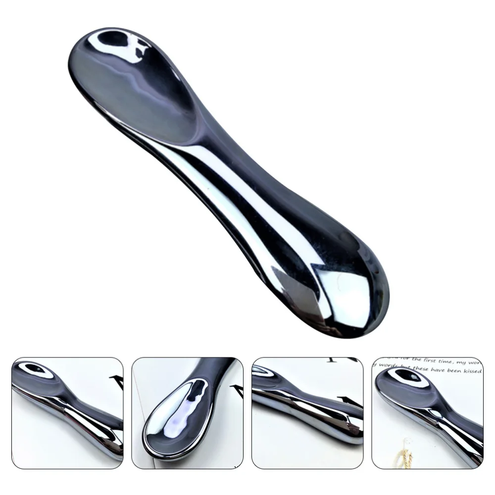 

1Pc Massaging Board Scraping Board Skin Care Plate Body Massaging Tool (Black)