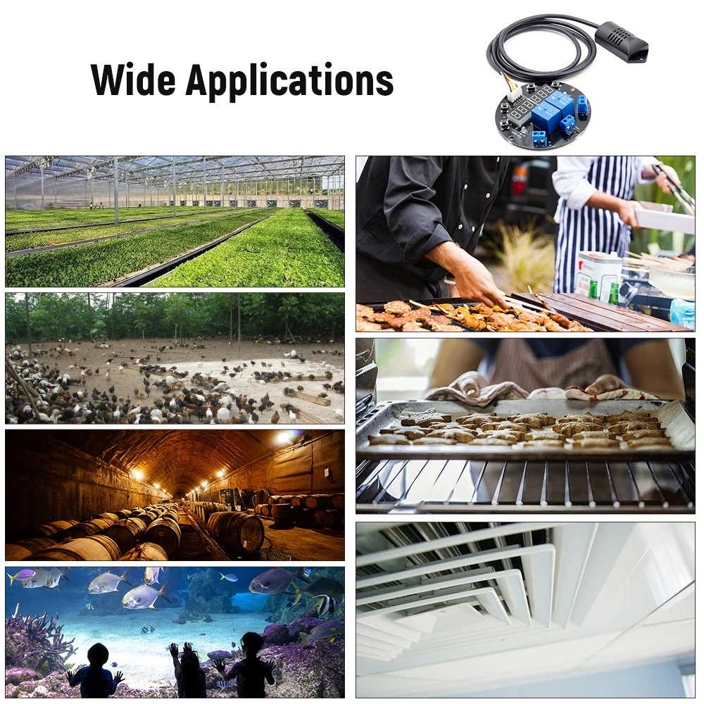 Модуль регулятора температуры и влажности 12 В постоянного тока цифровой