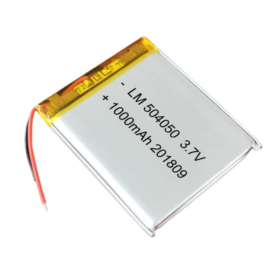 

20pcs 3.7V 1100mah 504050 Lithium Polymer Ion Battery 2.0mm JST Connector