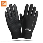 Популярные зимние теплые перчатки Xiaomi для мужчин и женщин, противоскользящие ветрозащитные перчатки, дышащие перчатки для сенсорных экранов, спортивные перчатки для катания на лыжах