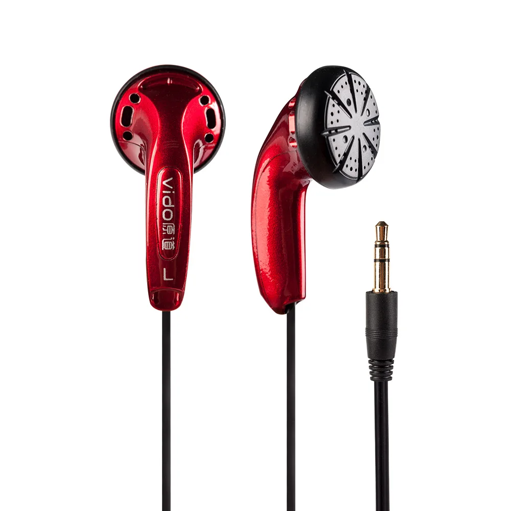 Наушники вкладыши EE Audio VIDO с динамическим басом и плоской головкой Hi Fi наушники