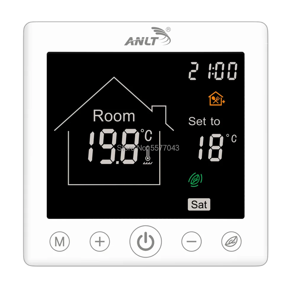 Wi Fi термостат контроллер температуры с сенсорным экраном для электрического