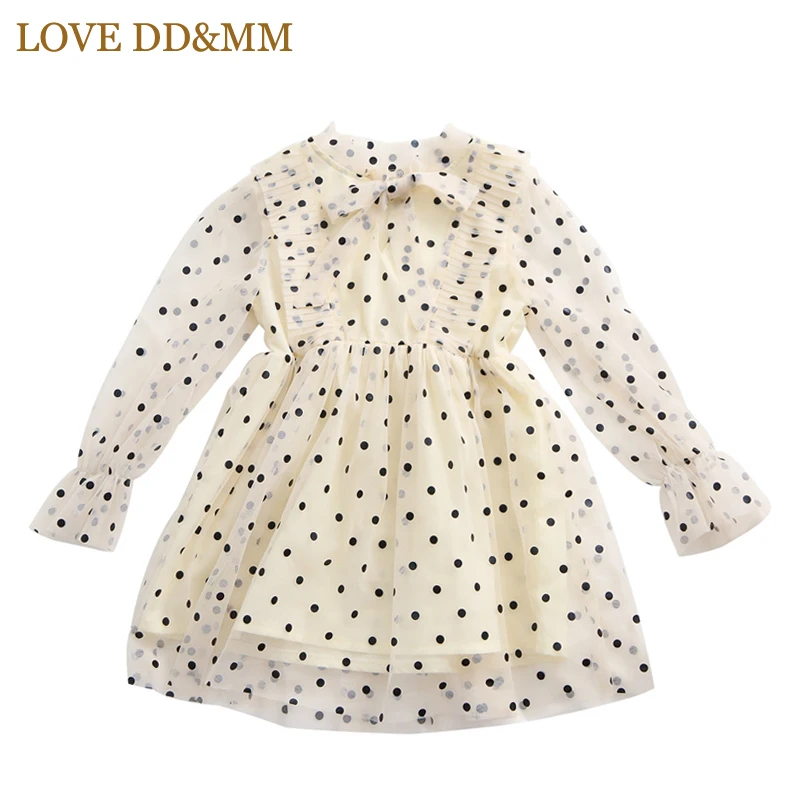 Платья для девочек LOVE DD &amp MM новинка 2022 детская одежда Модное шифоновое