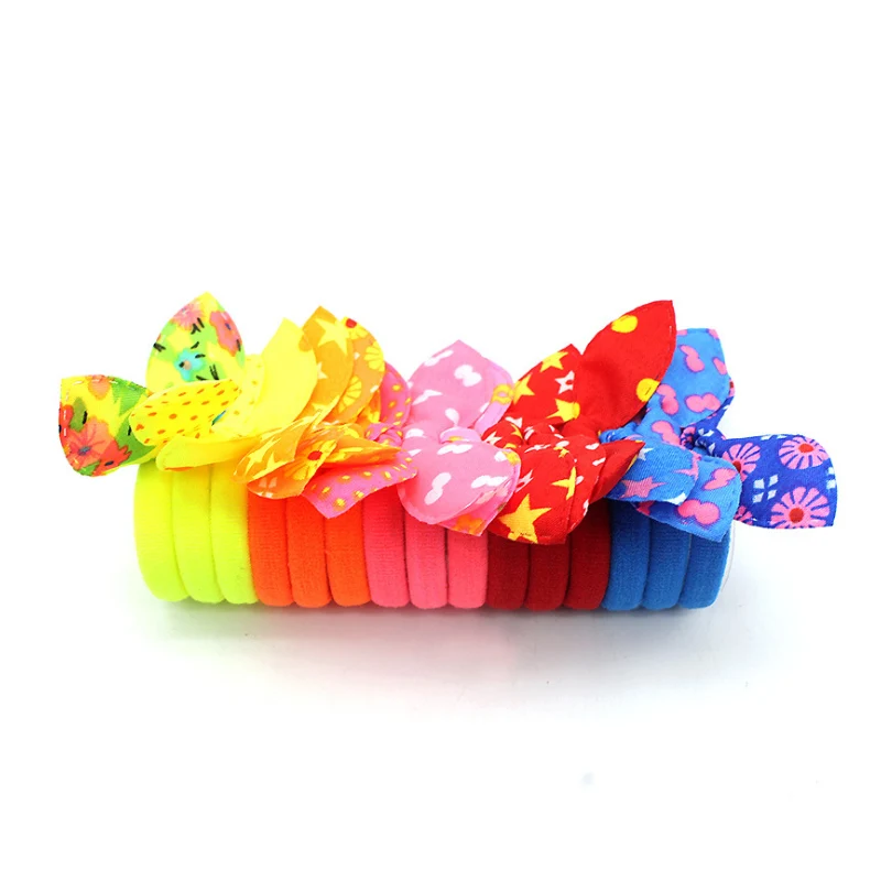 Резинка для волос эластичная ярких цветов 20/100 шт.