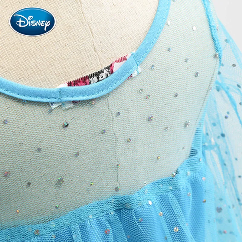 Disney королевой из м/ф “Холодное сердце” платье Эльзы для девочки одежда