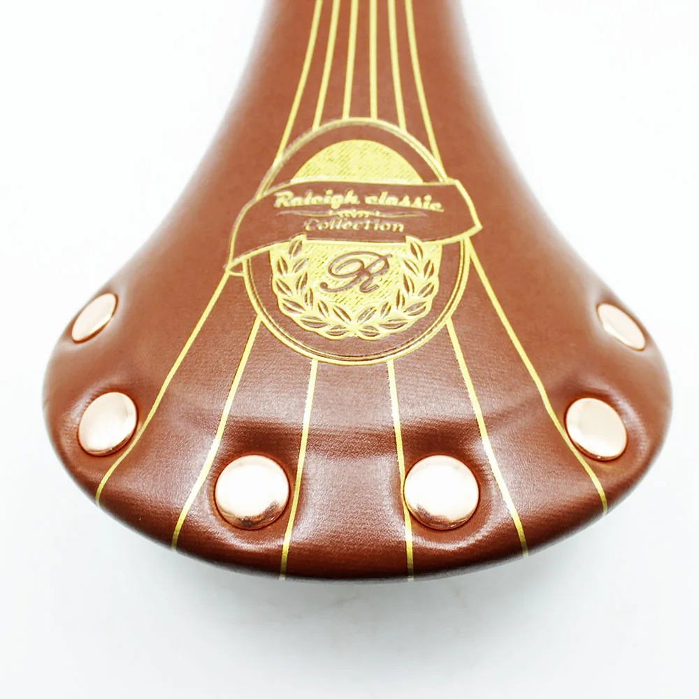 Дорожный велосипед MTB Ретро Винтаж кожа велосипедное седло сиденья Custion