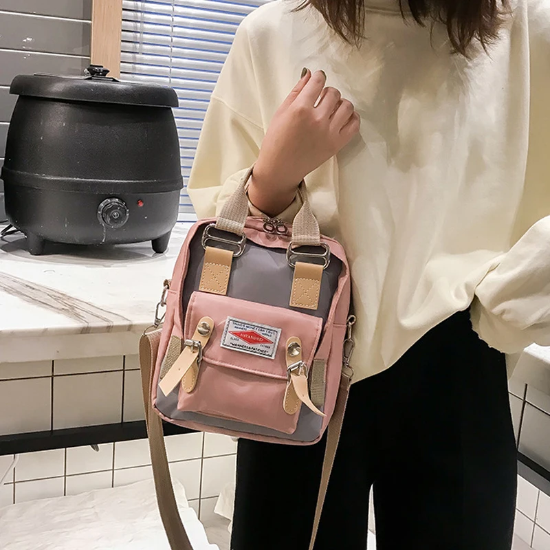 New Fashion Women Handbag Women's Oxford Cloth Tote Female High Quality Shoulder Bags Retro Student Schoolbag For Girls | Багаж и