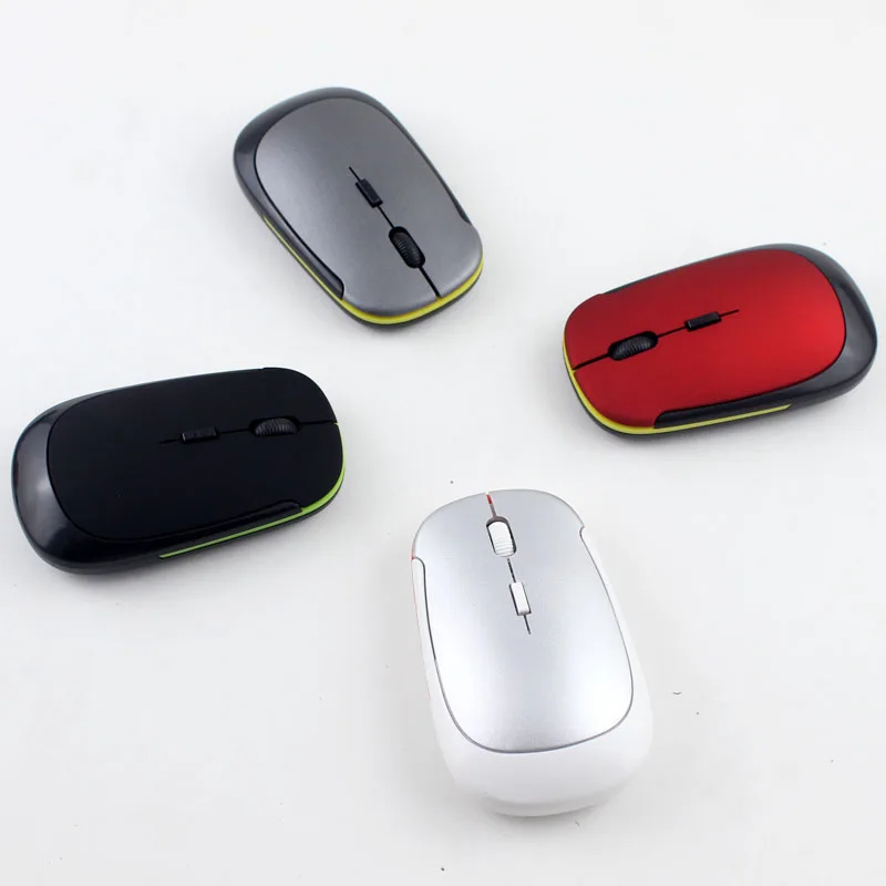 

2.4G Optical Ergonomic Wireless Mouse Computer Office USB Receiver Mause MINI Ultra-Thin Mice For PC Laptop Notebook Desktop