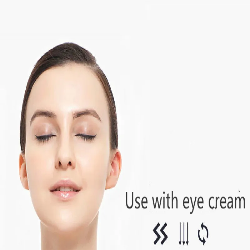 Электрический массажер для глаз вибрационная ручка красоты против морщин темный