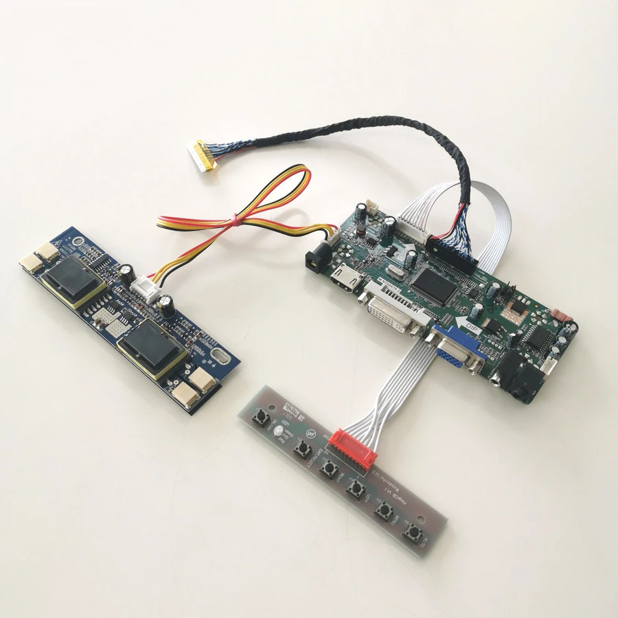 Для M190E2 M190E3 MT190EN02 инвертор VGA + DVI 19 &quotLVDS 30-Pin 4CCFL 1280*1024 M.NT68676 комплект для