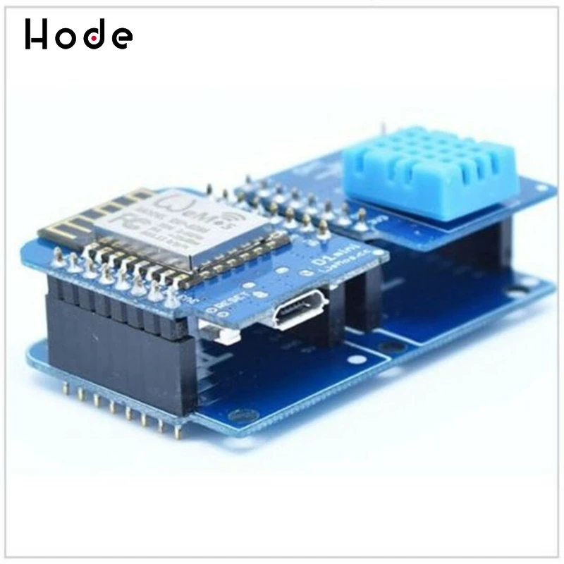 Хороший и новый щит с двойным разъемом для WeMos D1 Mini NodeMCU Arduino ESP8266|Детали аксессуары