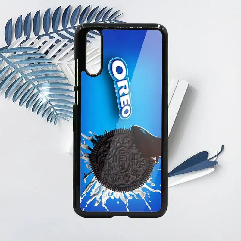 

Milk biscuits oreo Phone Case PC For Samsung galaxy S note 8 9 20 10 e lite2019 plus pro ultra