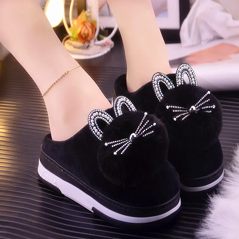 2020 Новое поступление женские зимние домашние flurry женская обувь из короткого