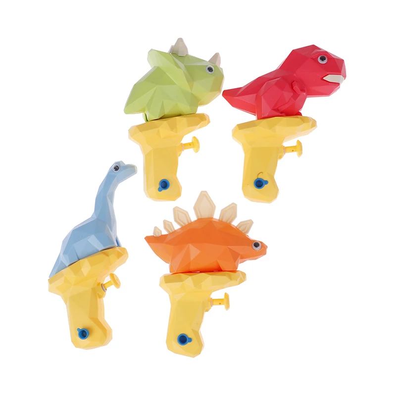

3D Dinosaur Water Gun For Kids Summer Cute Cartoon Tyrannosaurus Press Water Spray Gun Small Pistol Gun Outdoor Beach Garden Toy