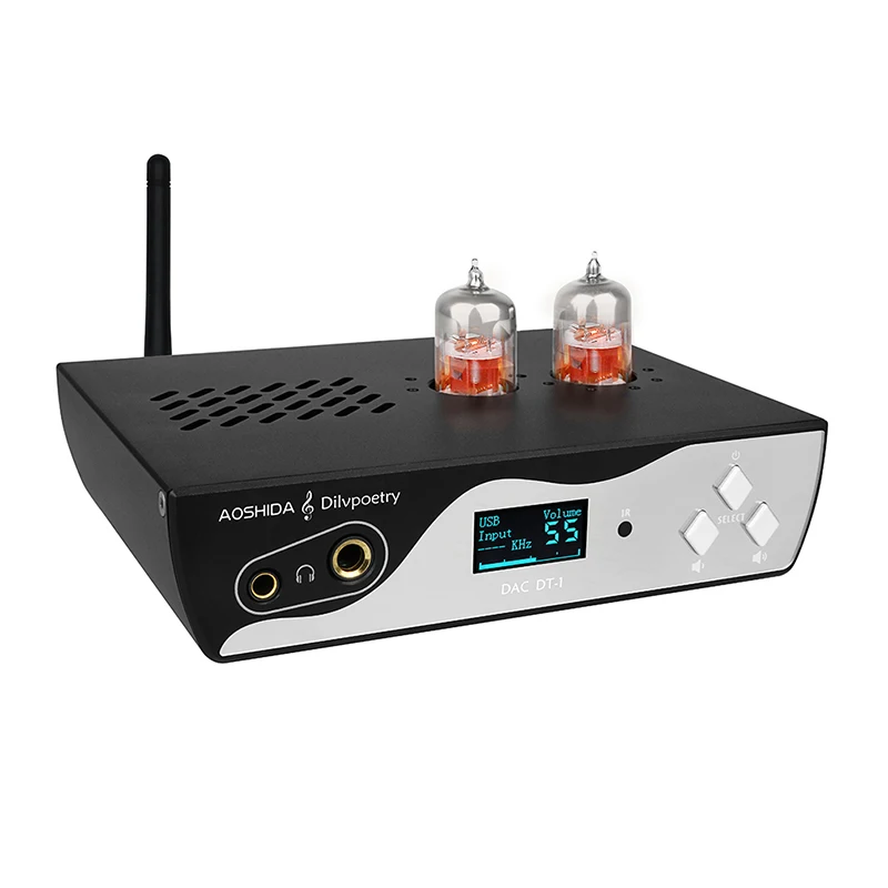 Оптический коаксиальный вход dilvpoet DAC DT-1 XMOS ESS9038Q2M USB Bluetooth 6N3 ламповый усилитель для