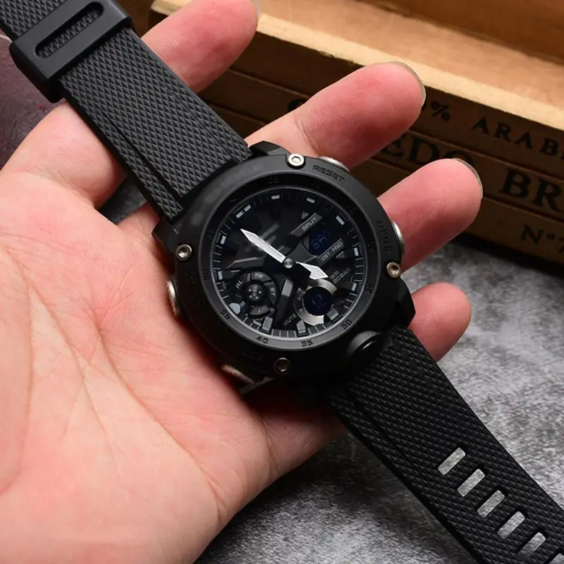 Силиконовый ремешок для часов спорта на открытом воздухе умных Casio GA
