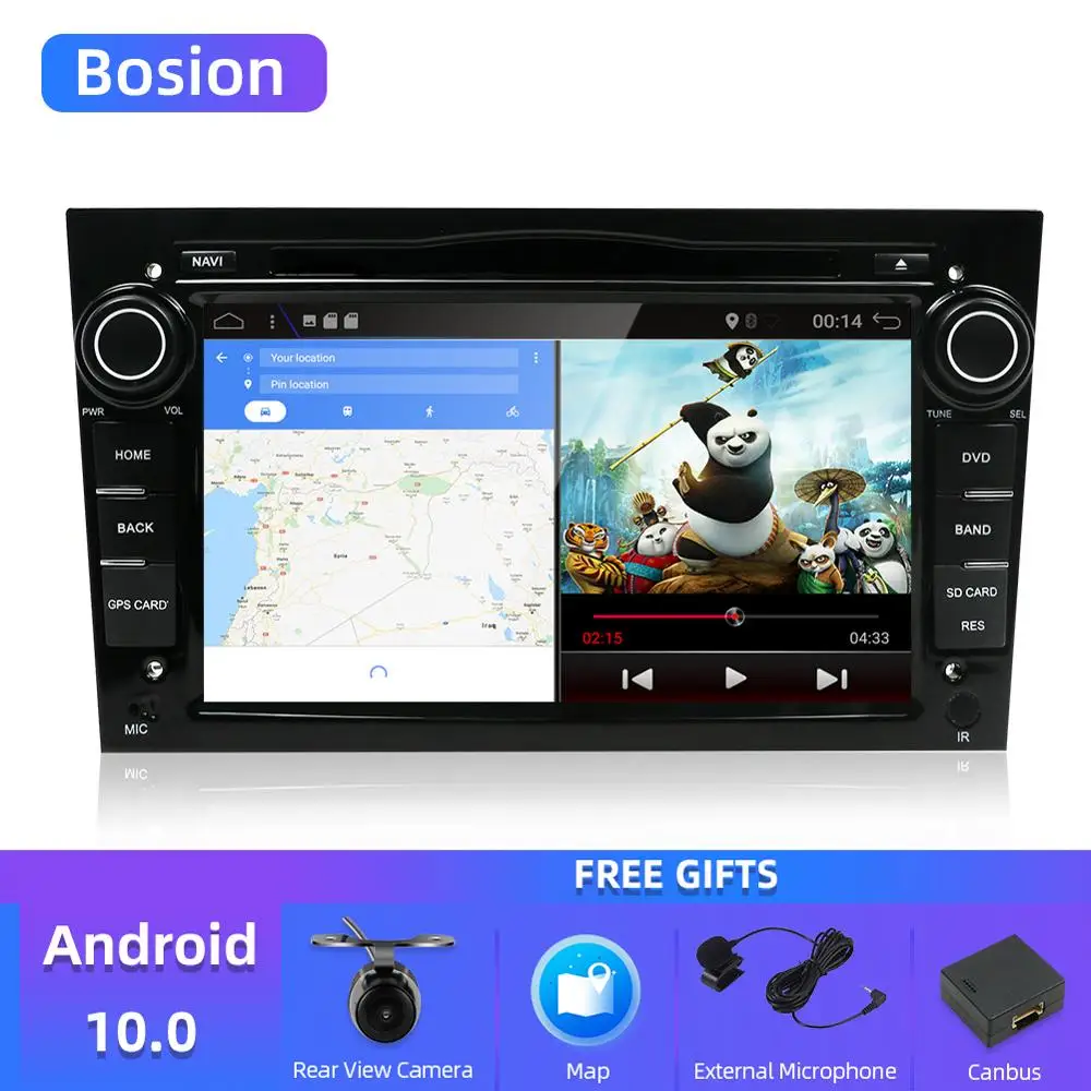 Автомагнитола Bosion 2 Din DVD GPS навигация для Opel Astra H G J Antara vectra c b Vivaro astra corsa d zafira