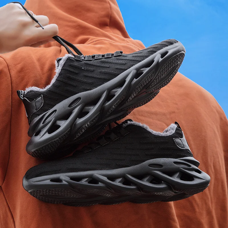 Кроссовки мужские дышащие сетчатые повседневная легкая обувь летающие плетения