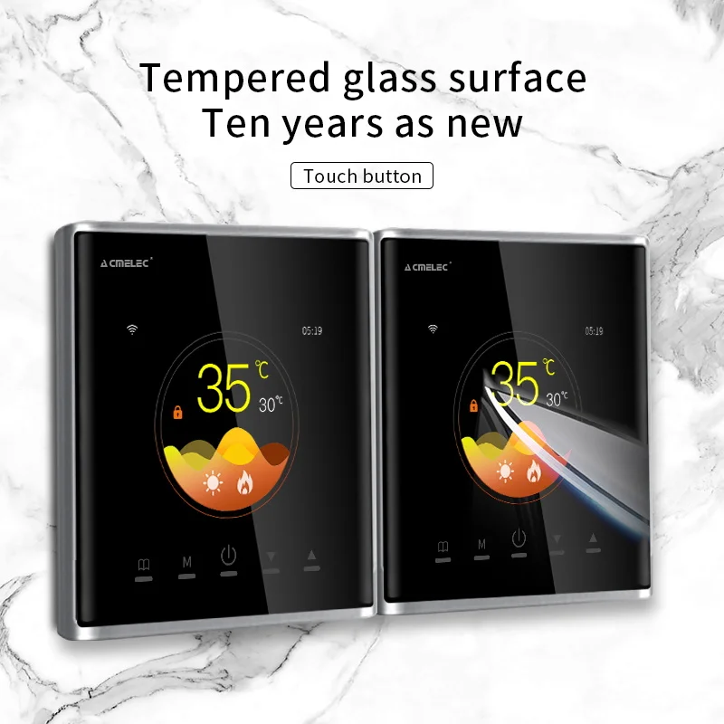 Умный термостат Tuya для подогрева пола Wi-Fi с пультом ДУ | Строительство и ремонт